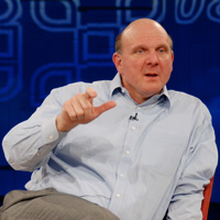 Microsoft CEO Steve Ballmer points