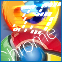 Firefox 3.5 vs. Chrome main story banner