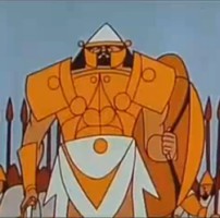 'Goliath' from a 1950s 'Mel-O-Tunes' cartoon