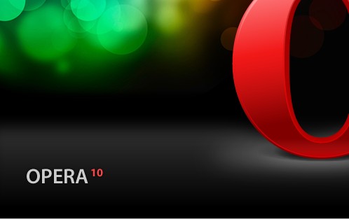 Opera 10 browser logo