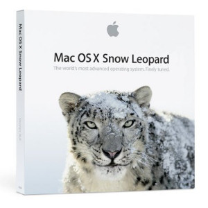 Mac OS X 10.6 Snow Leopard box