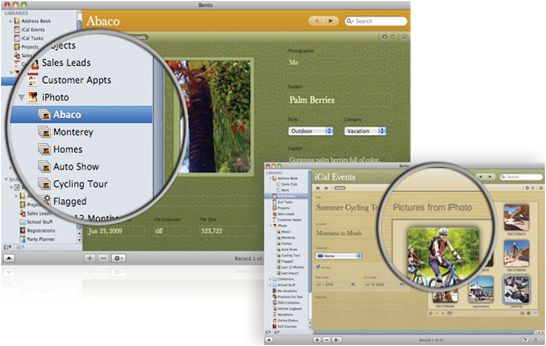 Bento 3 for Mac from Apple's FileMaker division