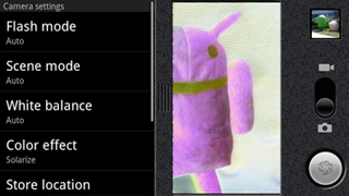 Android 2.0 eclair camera mode