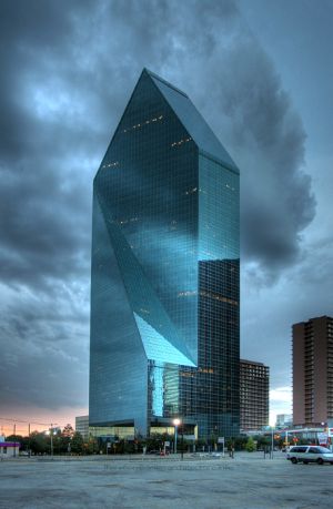 The Fountain Place building in Dallas, Texas