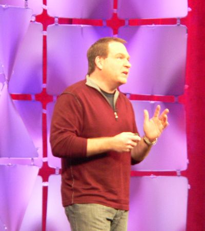 Microsoft Server & Tools President Bob Muglia at PDC 2009 Day 1 keynote.