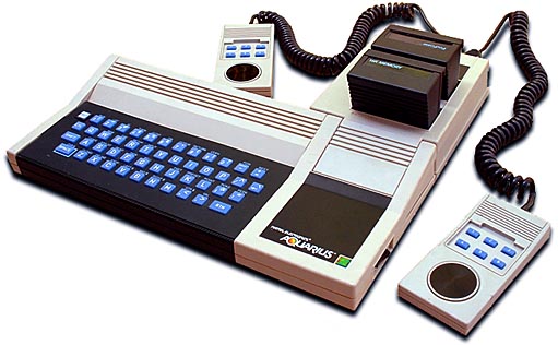 Mattel's Aquarius computer, circa 1983.  [Photo credit: OldComputers.net]