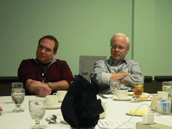 Microsoft President for Server & Tools Bob Muglia, and Chief Software Architect Ray Ozzie.