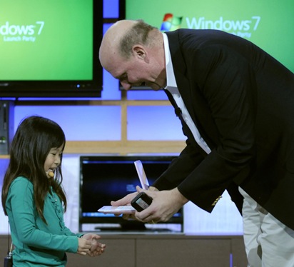 Kylie and Steve Ballmer