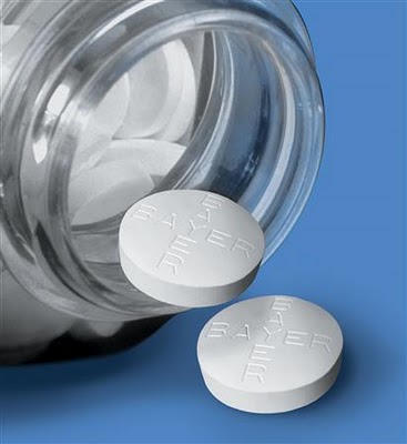 Bayer aspirin pills