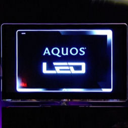 Sharp Aquos LED screen main story banner
