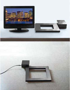 A prototype of Witricity's wireless power system.  [Photo credit: Witricity]