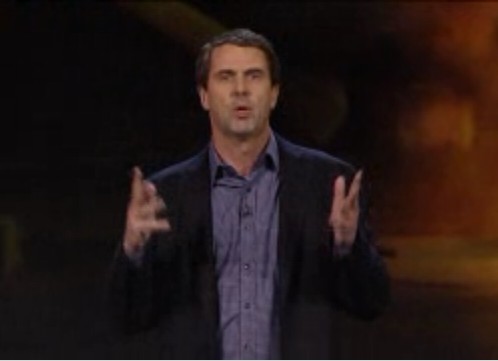 Microsoft Entertainment & Devices Division President Robbie Bach, sharing the keynote at CES 2010.