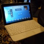 One of HP's conceptual Snapdragon-based smartbooks running Android.