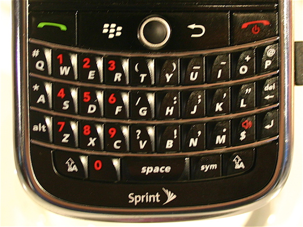 Blackberry Tour Keyboard