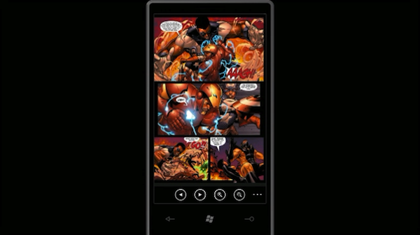 Comics for Windows Phone 7 Series