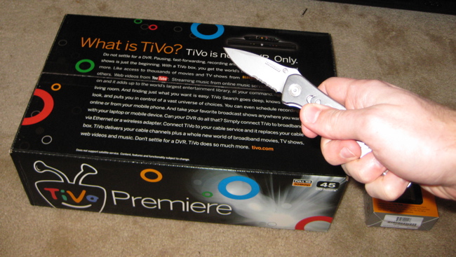Knerd Knife vs. TiVo Premiere