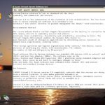 The Leafpad text editor for Linux.
