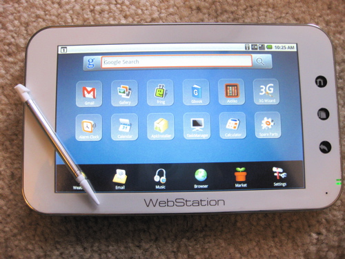 Camangi Webstation with Stylus