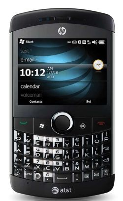 The HP iPaq Glisten smartphone