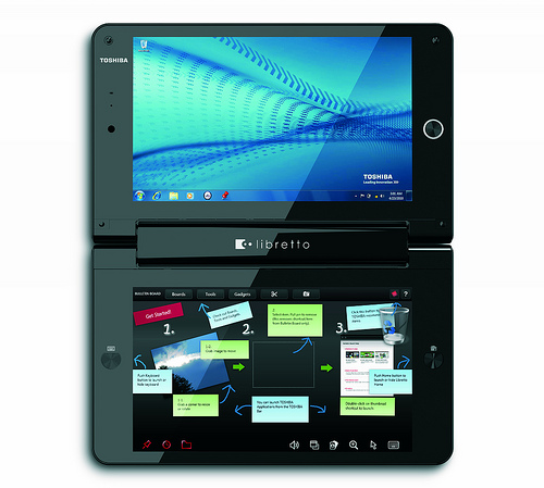 Toshiba Libretto dual touchscreen UMPC
