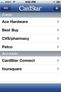 CardStar iOS4