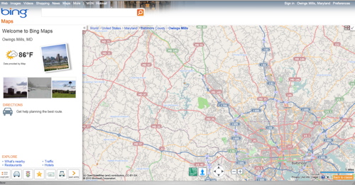 Bing Maps with OpenStreetMap layer