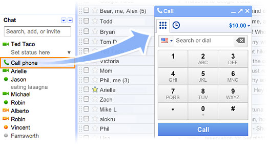 Google Voice in Gmail