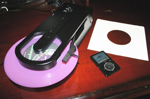 Ripping Vinyl wirelessly with Crosley Revolution and Sansa Fuze