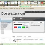Opera 11 with its extensions page
