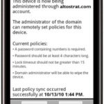 Google Apps Device Policy