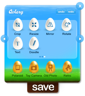 Aviary HTML5 photo editor