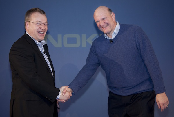 Stephen Elop and Steve Ballmer