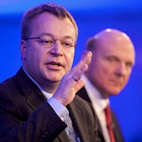Stephen Elop and Steve Ballmer