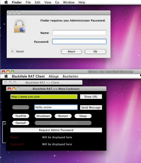 BlackholeRAT for Mac OS 