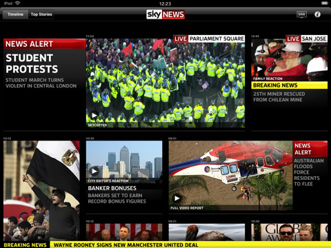 Sky News for iPad