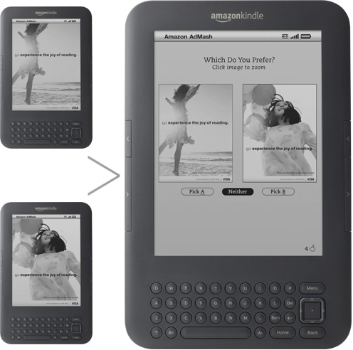 Amazon Kindle AdMash