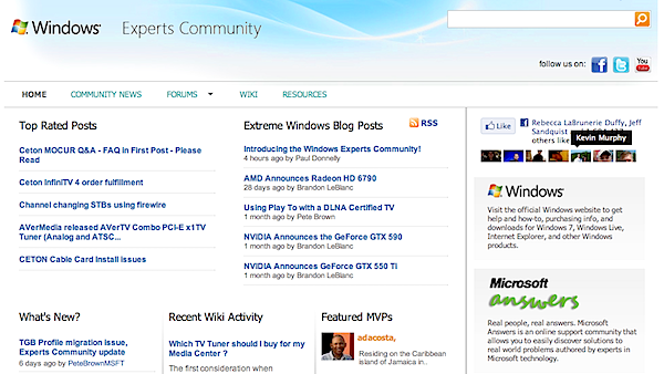 Windows Experts Community