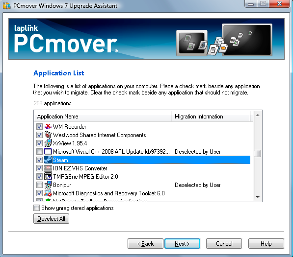 LapLink PCmover