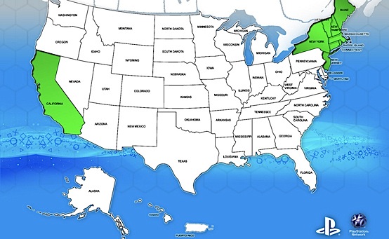 PSN Restoration Status Map