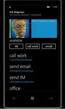 Lync for Windows Phone 7