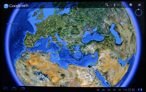 Google Earth for Android Tablets (Honeycomb)