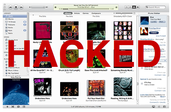 iTunes Hacked