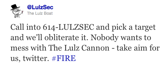 LulzSec Hotline