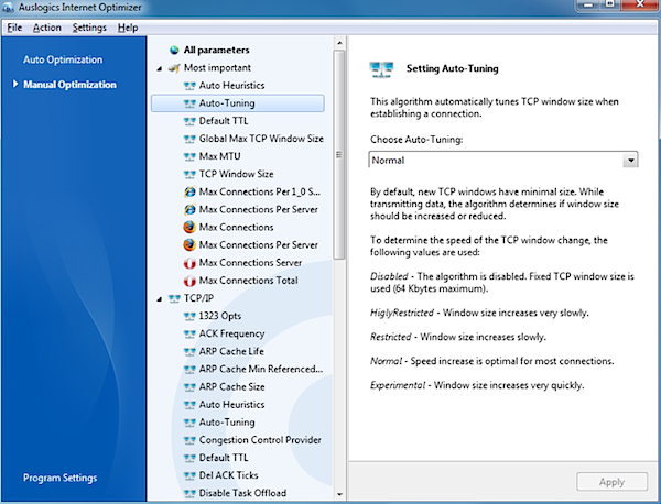 instaling Optimizer 15.4