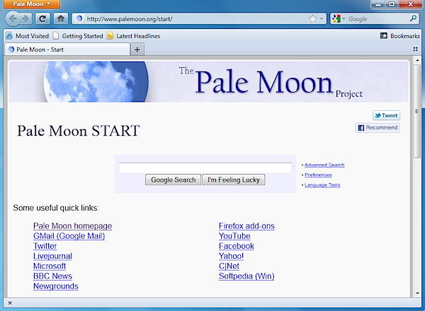 download the new for windows Pale Moon 32.2.1