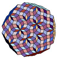 Wolfram-generated Penrose tiling