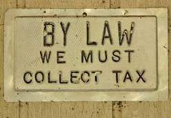 By law we must collect tax