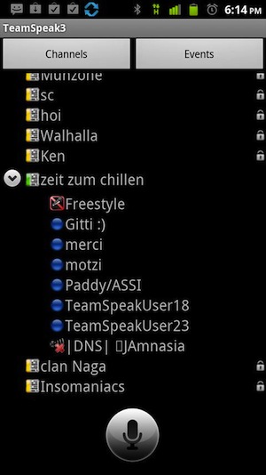 TeamSpeak for Android