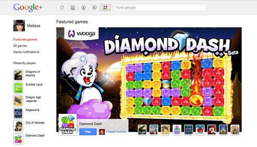 Games for Google Plus